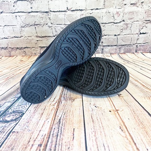 Skechers | black mesh slip on sneakers no laces memory foam footbed - Picture 6 of 8